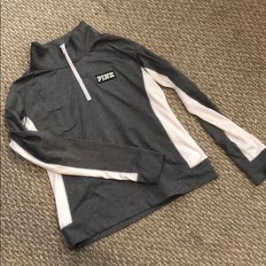 Pink Quarter zip size L